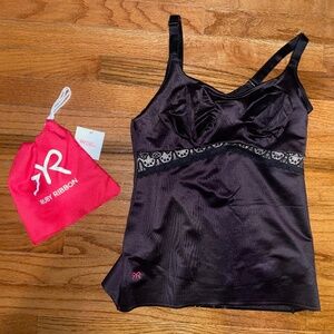 Ruby Ribbon Lace Cami and Dew Drop Petals. Brand new. Size 40.